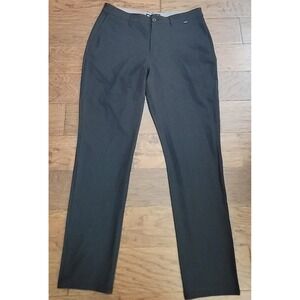Travis Mathew Men's Black Navy Stretch Straight Leg‎ Golf Pants Size 34x32